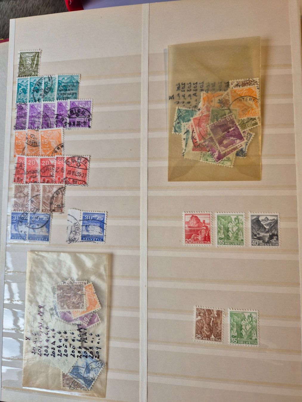 Tous les timbres: Alte Schweiz Sammlung ab 1.- – D'occasion à Uznach par Fireblade7 5