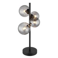Tischleuchte, LED, Glas, 48 cm Höhe