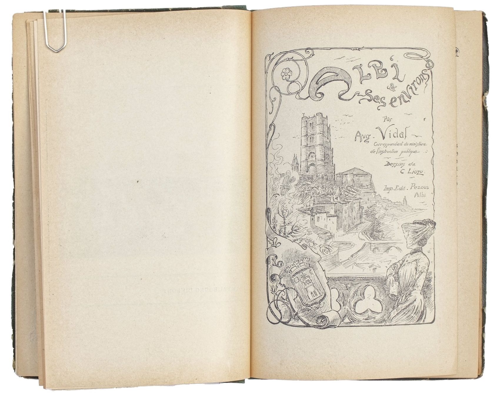 Libri: ALBI ET SES ENVIRONS - © vers 1903 "Cordes - La Grésigne" – Usato da Onex venduto da gonsla 3