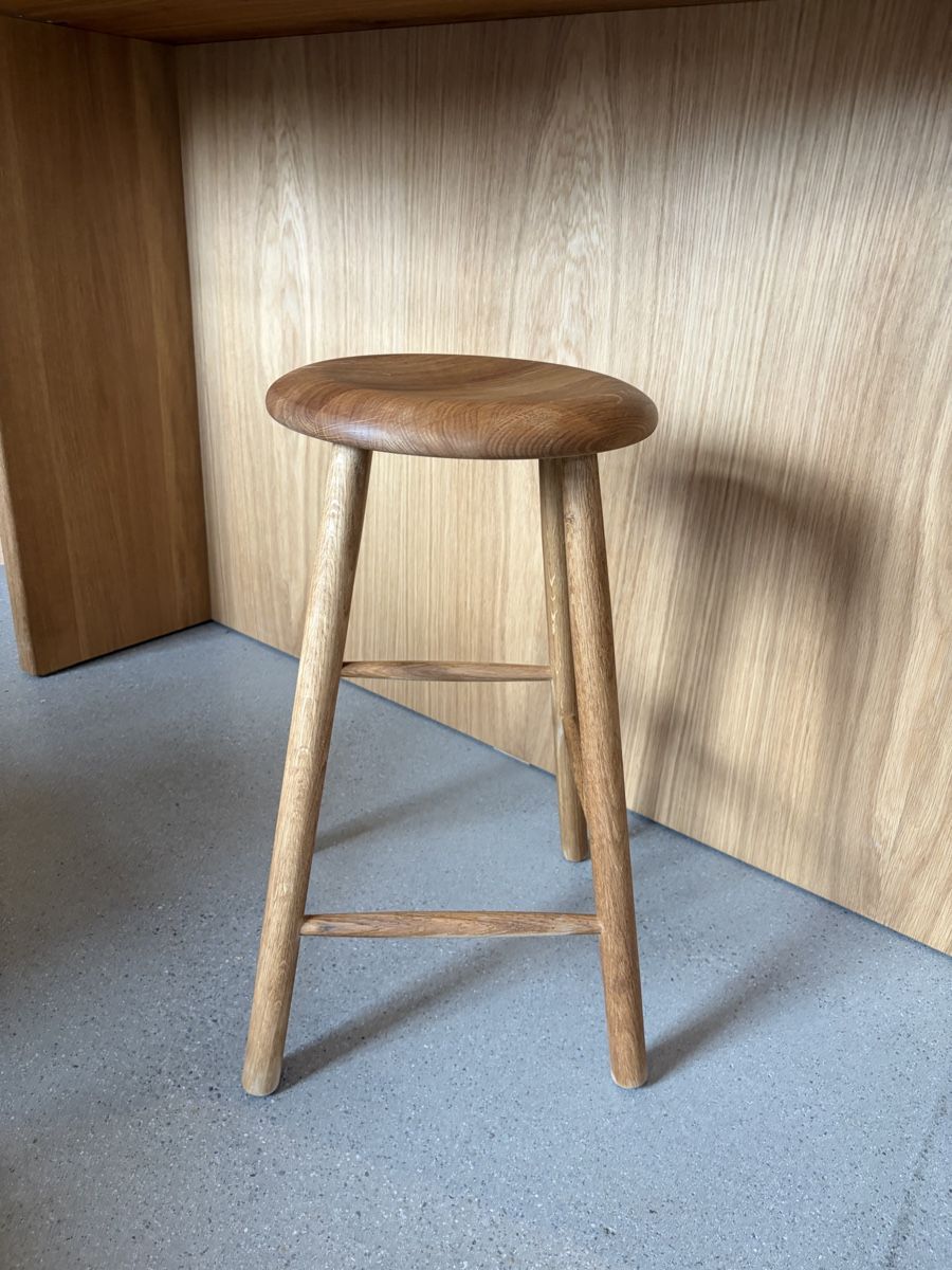 Hocker: 6 Wunderschöne skandinavische Holzhocker Eiche Massiv, Neu – Neu (gemäss Beschreibung) aus Oetwil a.d. Limmat von sisasuse