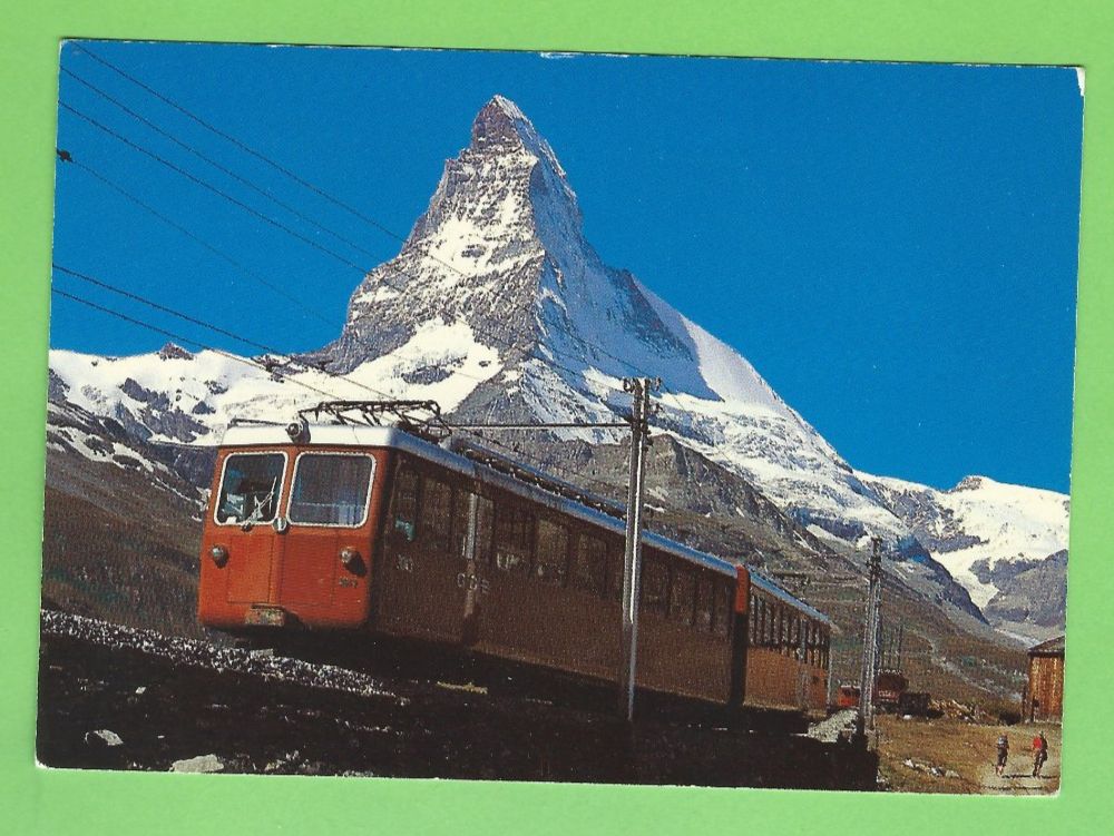 Cartoline postali: Matterhorn Postkarte Gornergratbahn – Usato da Zürich venduto da t24_de