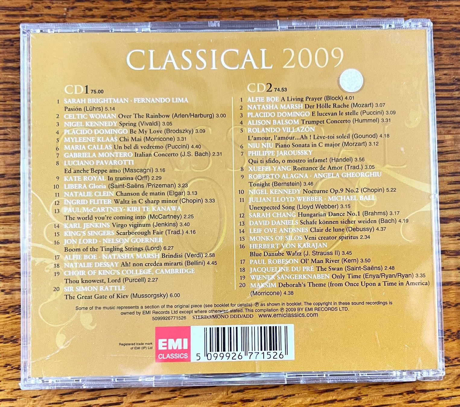 CDs: CLASSICAL 2009 CD – Gebraucht aus Oftringen von Vucki 1