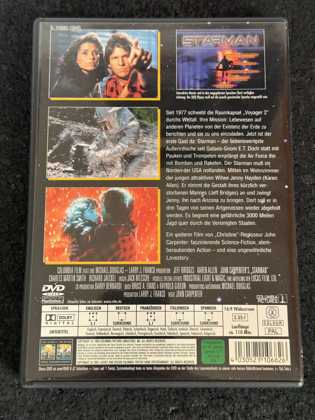 Tutti i DVDs: John Carpenter's STARMAN DVD EN/DE/FR/IT/SP – Usato da Fribourg venduto da tschjoly 1