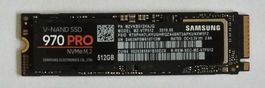 Samsung 970 Pro NVMe M.2 2280 SSD 512 GB Top Zustand 100%
