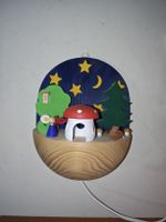 Holzlampe,Nachtlicht für Kinderzimmer. Schweiz. (nov667)