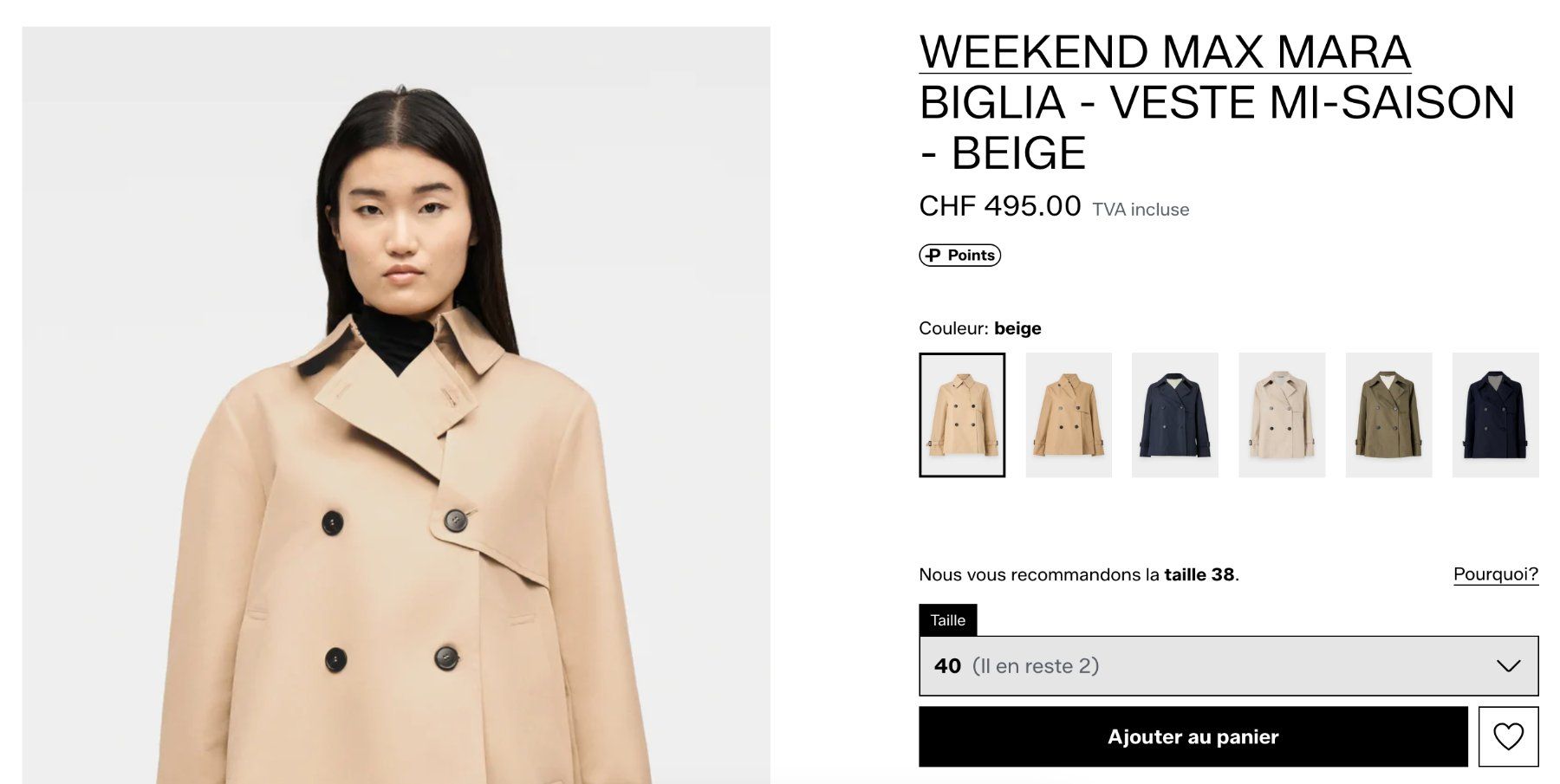 Giacche: Weekend Max Mara Biglia - T. 40 – Usato da Attalens venduto da cam_mq9h