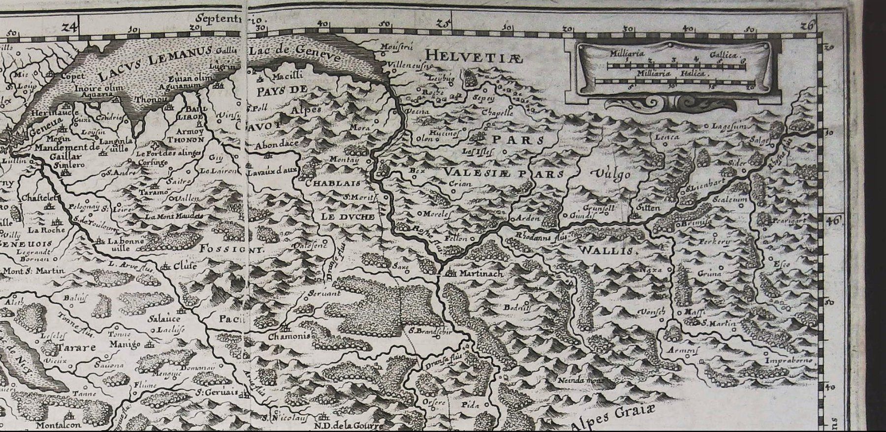 Landkarten & Atlanten: Savoyen,  Wallis, Genf von Merian – Gebraucht aus Rafz von booksell 1