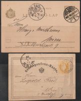Lot de 7 cartes postales anciennes Viennoises et Hongroises