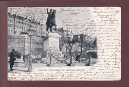 GENEVE - Monument Dufour - 1904