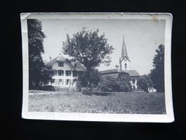 (p) Fotokarte WENGI bei Büren: Kirche und Pfarrhaus, ungel.