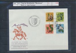 1973 Tag der Briefmarke "Montreux", Brief, PJ - Satz