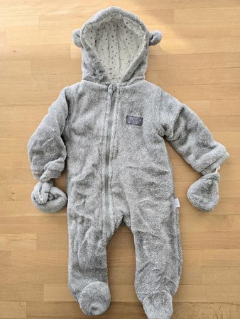 Baby Overall aus Teddyfleece Grösse 62/68 