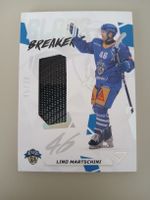 Eishockey Karte Lino Martschini 15/20 mit Blade Breaker