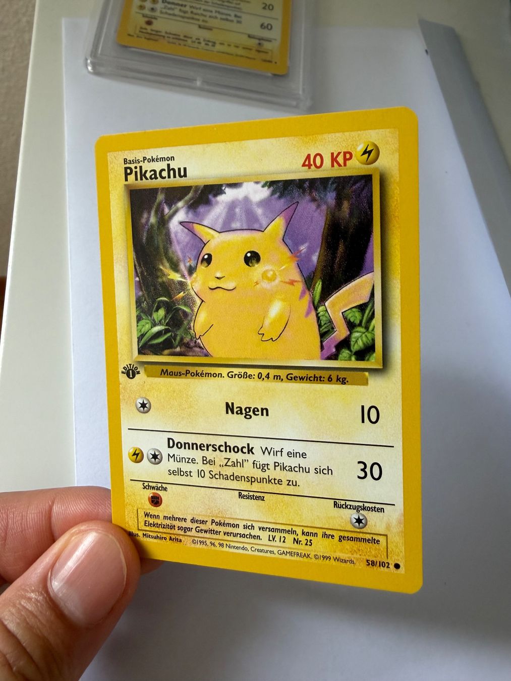 Pokémon Sammelbilder & Trading cards: Pikachu 1. Edition Base Set Mint ab 1.-!! – Gebraucht aus Kesswil von tim_t2rm 2