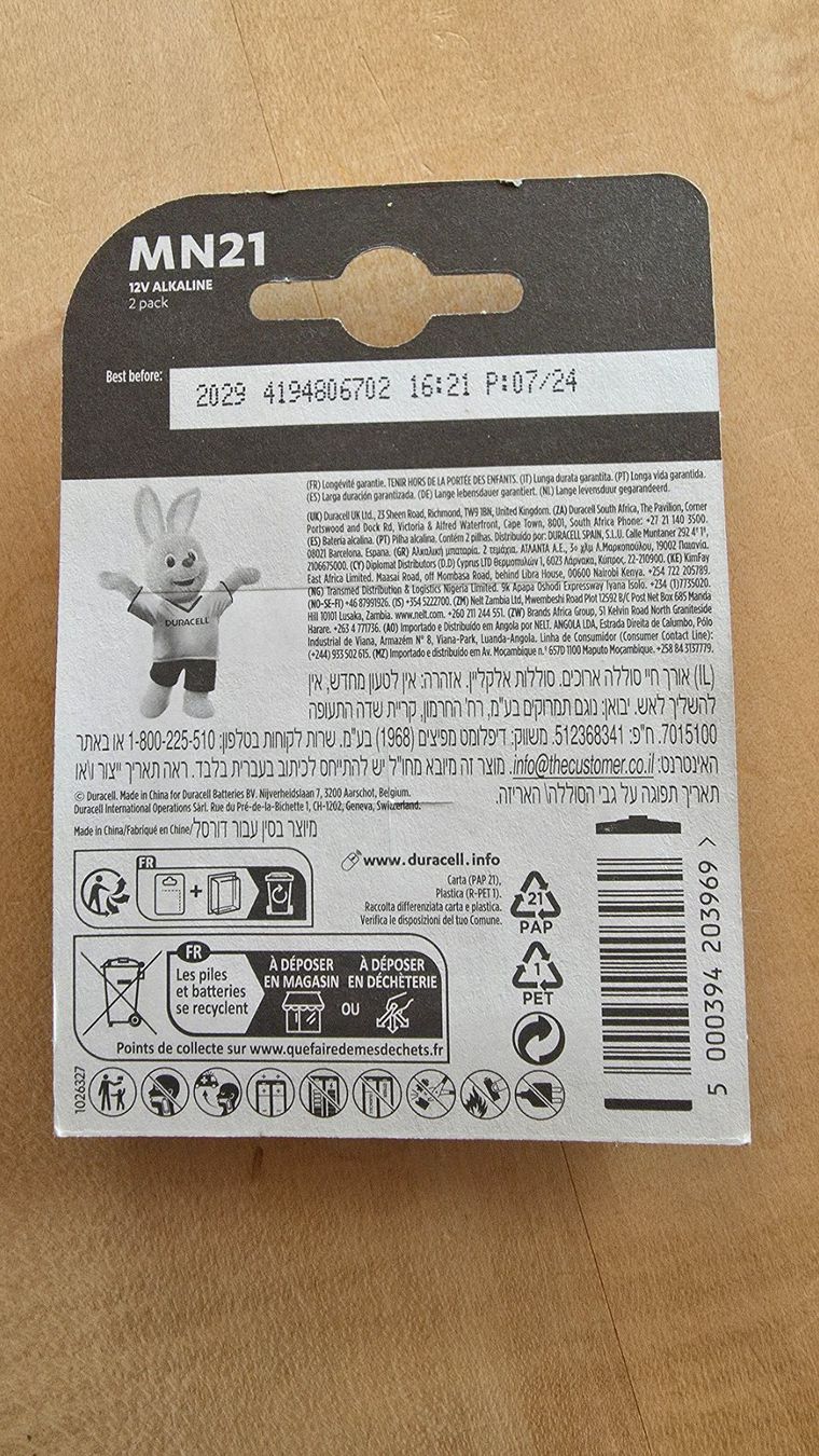 Duracell Caricatori & Batterie: Duracell Batterien MN21 12V – Nuovo e nell'imballaggio originale da Schönengrund venduto da VwRacer01 1