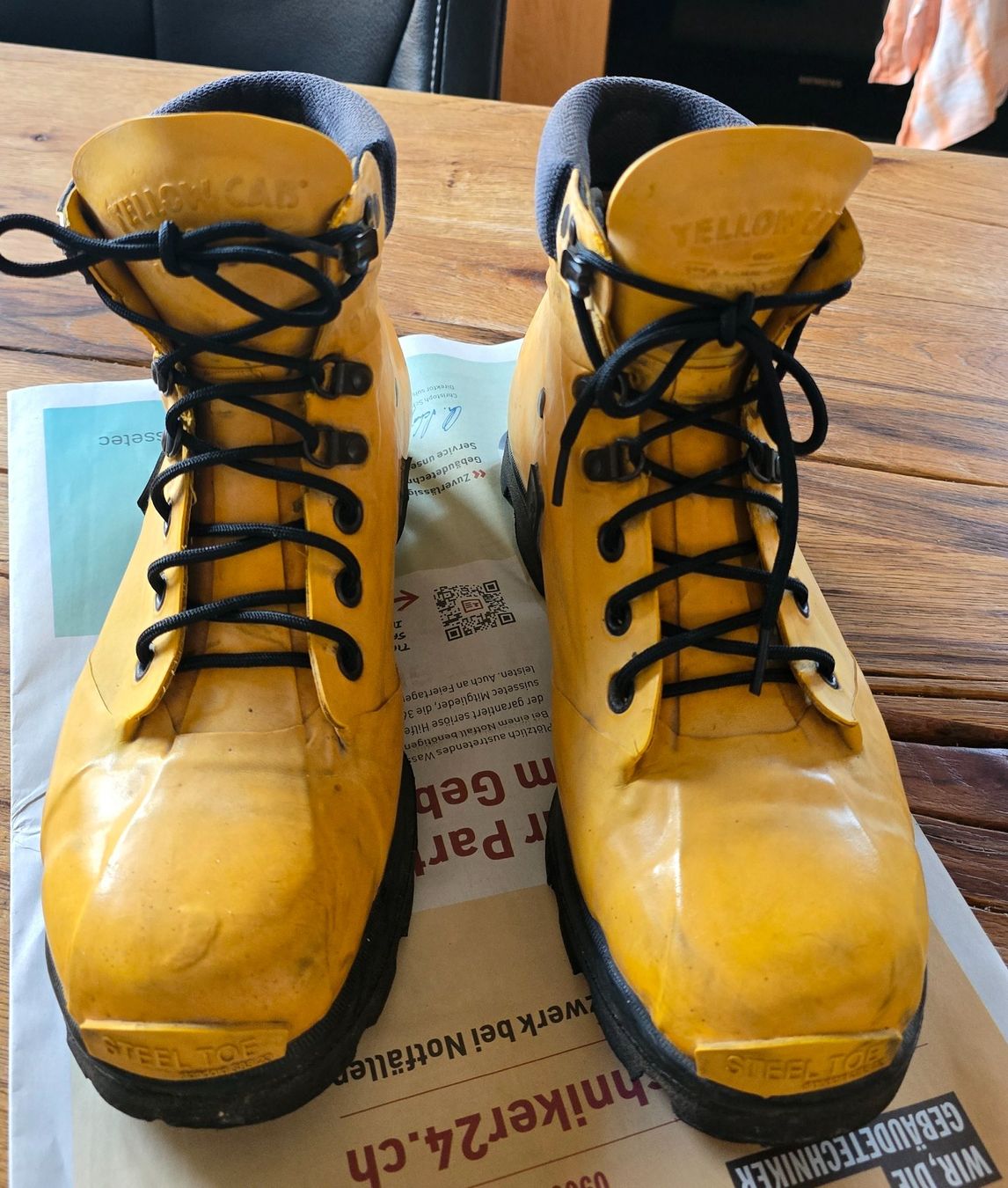 Scarpe da uomo: Safety Boot, YELLOW CAB STEEL TOE, Gr. 42 – Usato da Aesch BL venduto da imbeli 1