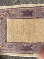 2 wunderschöne farbenfrohe Orientteppich altrosa-sand/46*73