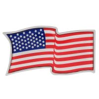 Schönes 3D-Emblem US-Flagge
