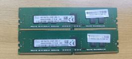 2x 4GB SK Hynix DDR4-2133 ECC REG Server-RAM (8GB Kit)