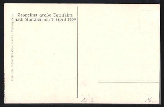 Photos & posters: München, Zeppelins grosse Fernfahrt am  – D'occasion à Berlin par bartko-reher 1