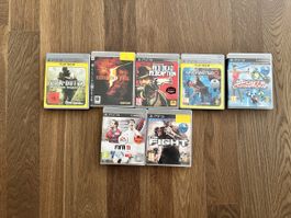 PS3 Spiele Sammlung – 7 Spiele