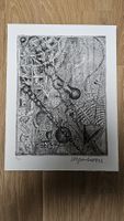Bernhard LUGINBÜHL (1929-2011) handsig. Rad. 71/80 41x30cm