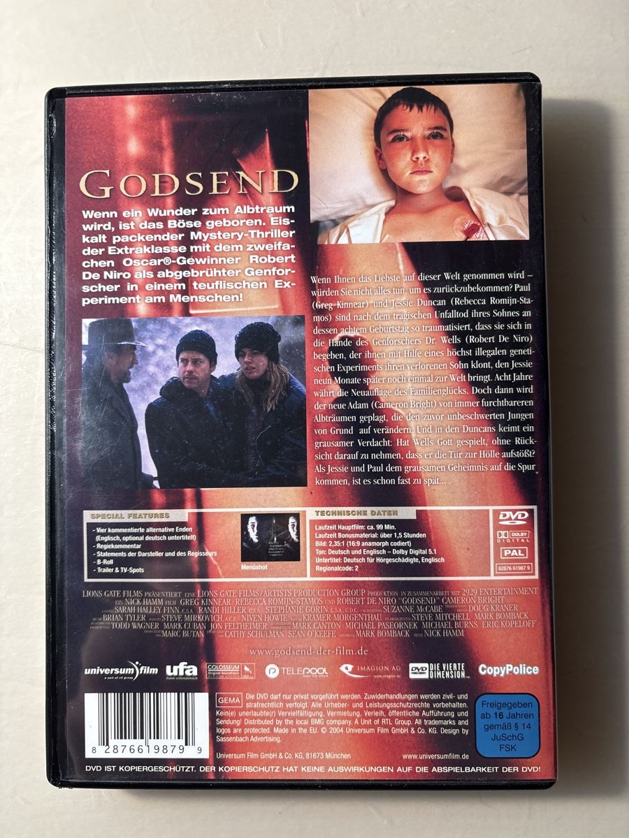Tutti i DVDs: Godsend (0105) – Usato da Ruswil venduto da Slivio_ 1