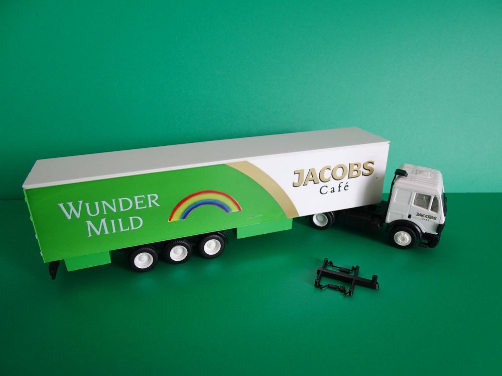 Team Mercedes Diebels Transporter + 2 Voitures Mercedes - Herpa 1/87 - Occasion