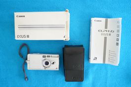 Canon ELPH Z3 IXUS III - Betriebsanleitung - OVP - Hülle