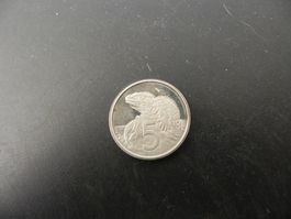 Neuseeland 5 Cents 1981