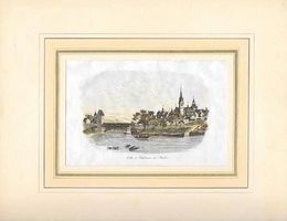Baden (AG) colorierter Stich um 1840