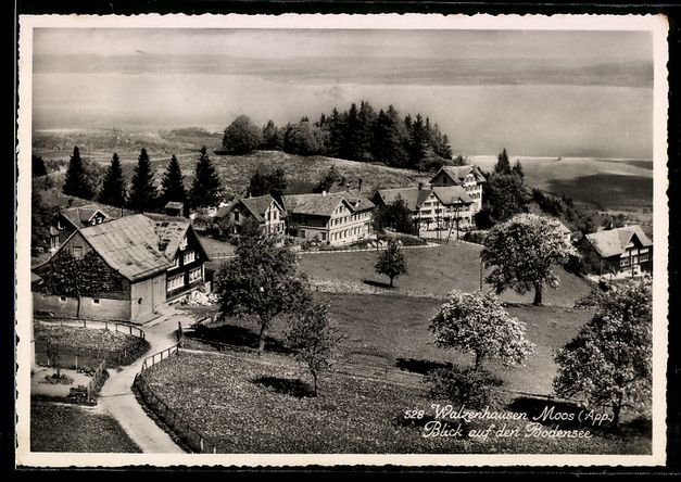 Cartoline postali: Walzenhausen /App., Moos, Blick auf den  – Usato da Berlin venduto da bartko-reher