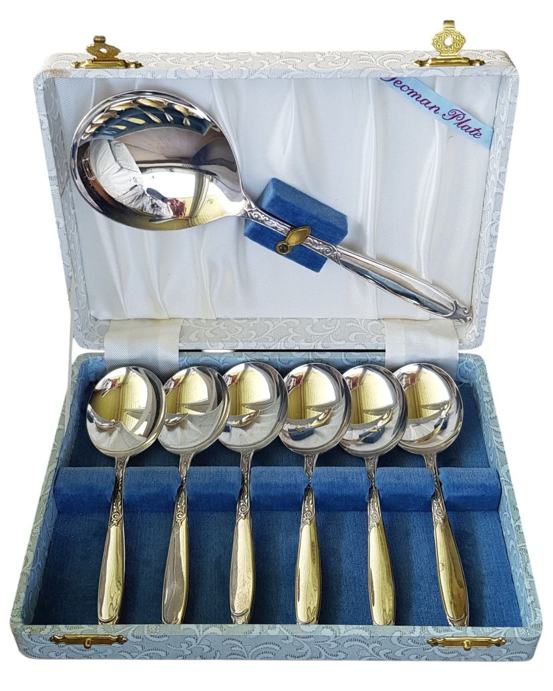 Set di posate: Dessertbesteck versilbert England – Usato da Mörschwil venduto da antiksalon