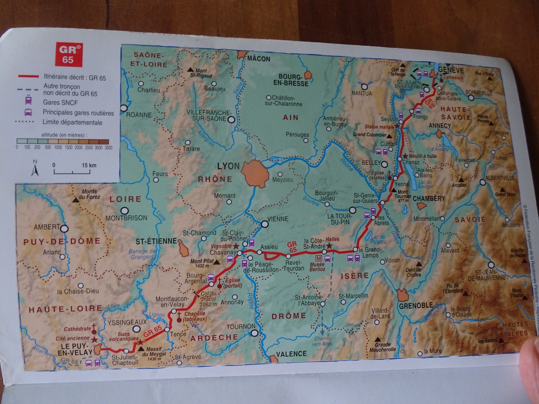 Bücher: Grande randonnée 65 - Sentier vers St-Jacques-de-Compostelle – Gebraucht aus männedorf von purzelchen 1