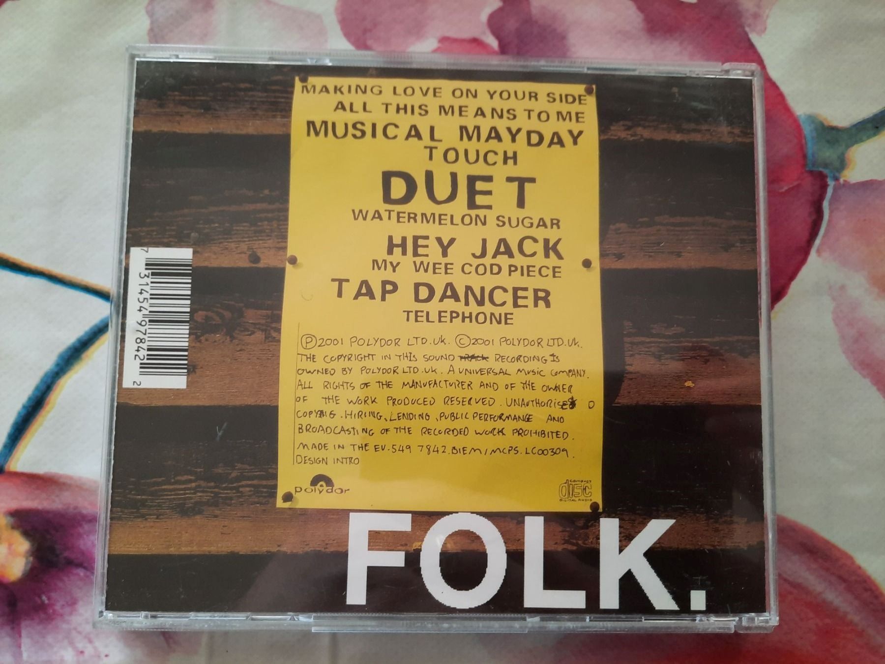 CDs: CD Folk. - Howie B – D'occasion à Pully par bro_n52j 1