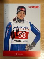 Autogrammkarte Marc Gini Swiss Ski guter Zustand
