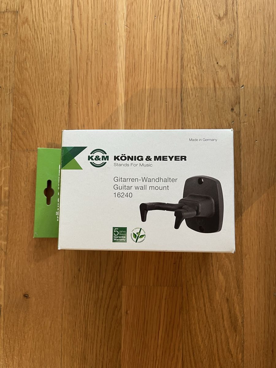 König & Meyer Supporti a parete: Gitarren-Wandhalter – Usato da Riehen venduto da Tigger89