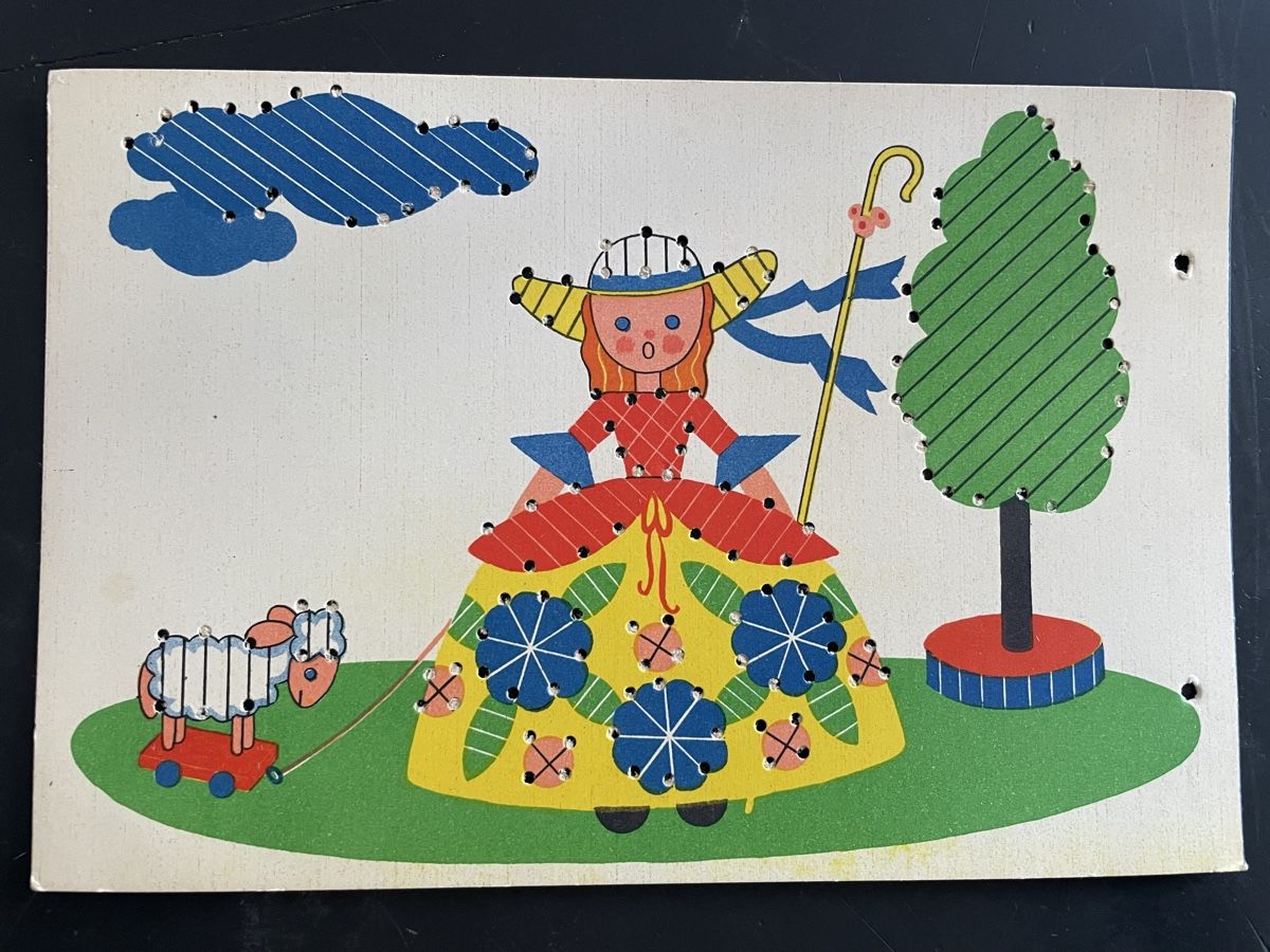 Spielzeuge: Vintage Stickkarten Set, 2 Stück – Neu (gemäss Beschreibung) aus Zürich von mimikiki100