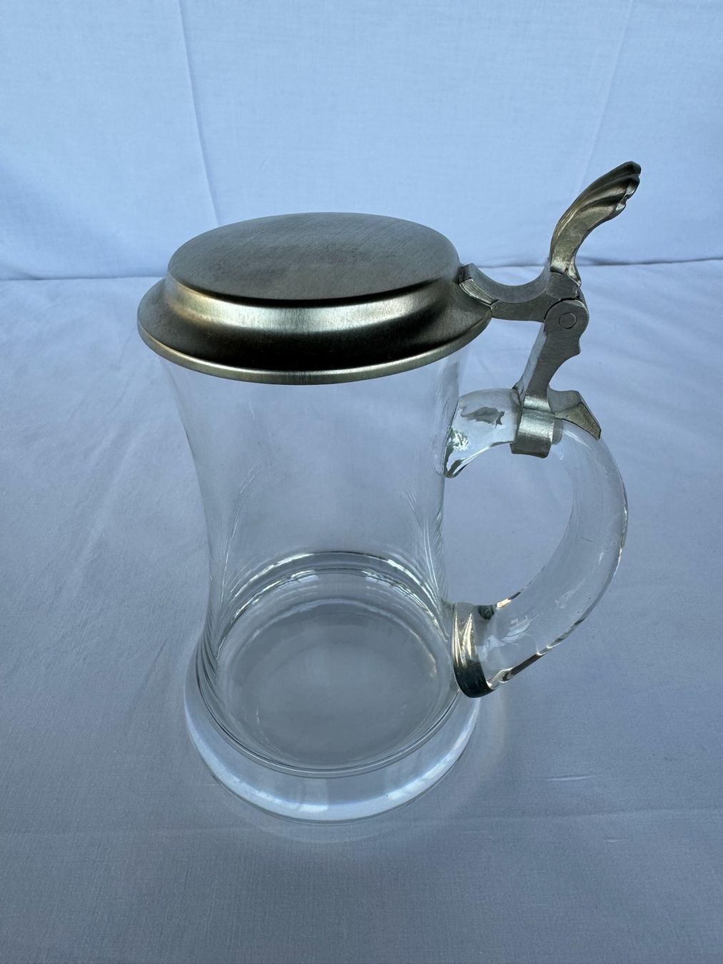 Bicchieri: Glaskrug/Humpen mit Zinndeckel, WMF – Usato da Oberrieden venduto da pet_n2c2