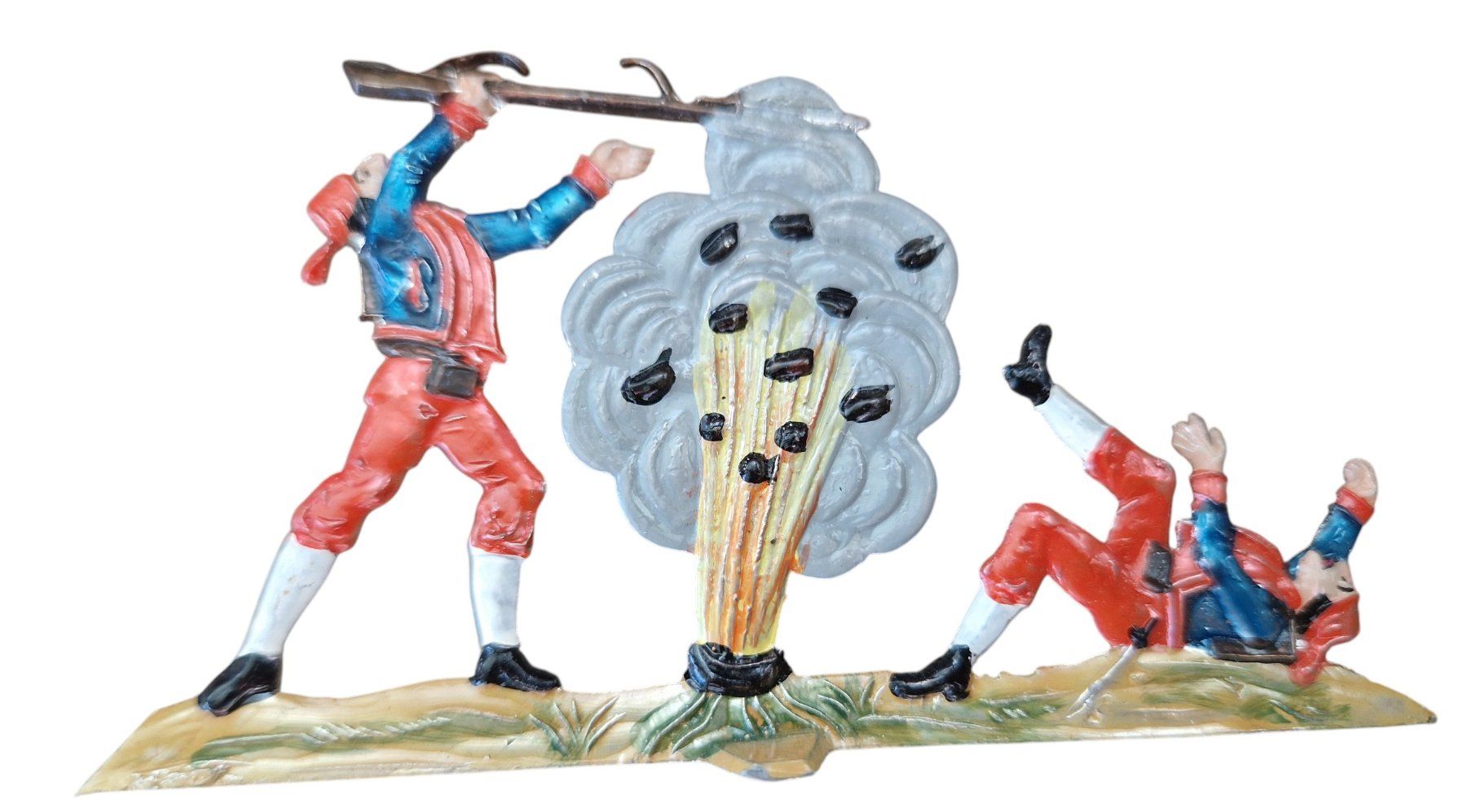 Statuette: Zinnfigur - Soldaten im Kampf – Usato da Mörschwil venduto da antiksalon 3