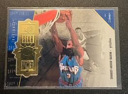 NBA Shareef Abdur Rahim SPX Finite Star Power Radiance Card