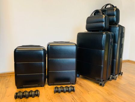 6 tlg. gateBAG Reisekoffer POLYCARBONAT in SCHWARZ NEU