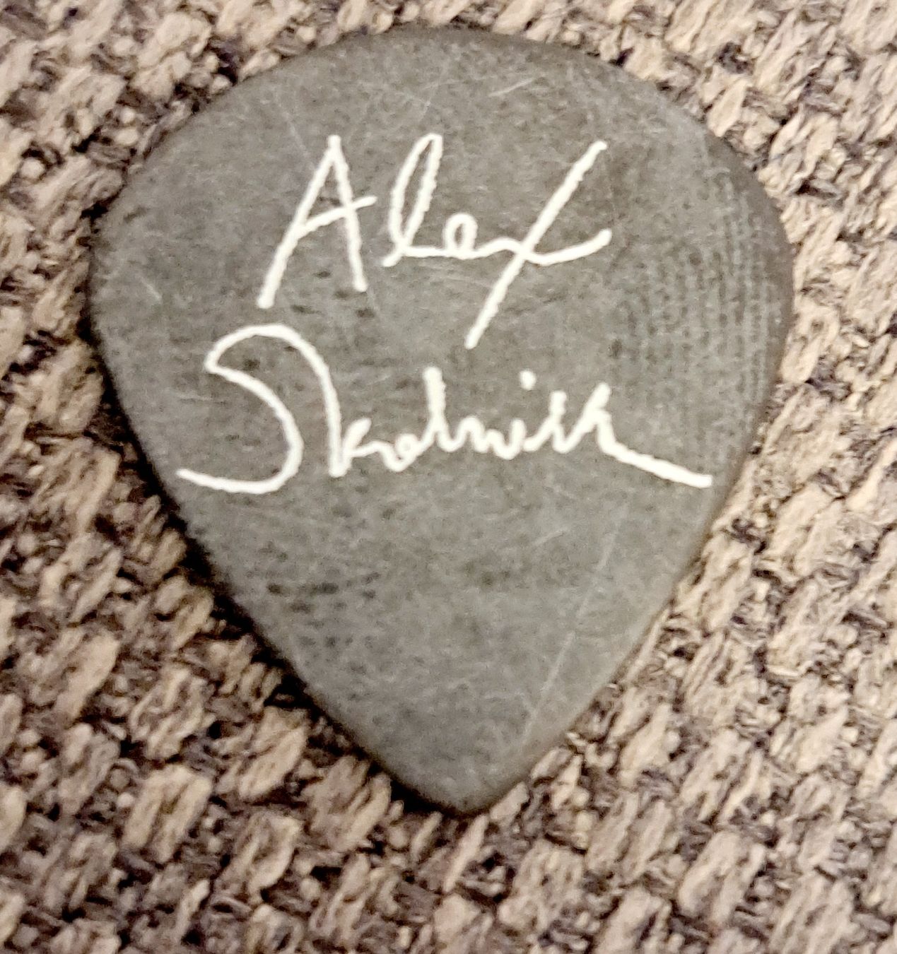 Autogramme: TESTAMENT Plektrum Guitar Pick Mediator – Gebraucht aus Sierre von ronhextall 1