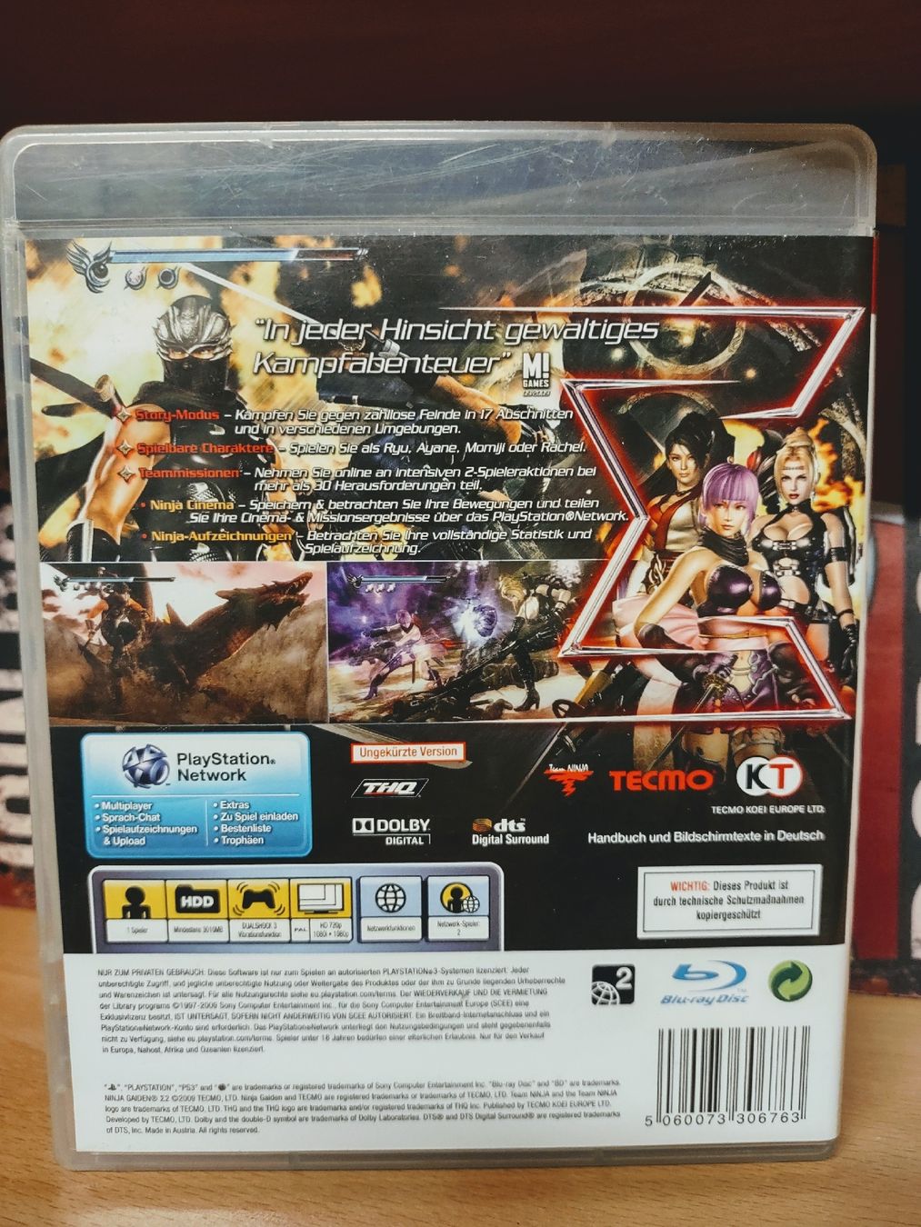 Sony Giochi: Ninja Gaiden Sigma 2 PS3 - Jeu d'action complet – Usato da fribourg venduto da GameSpot 1