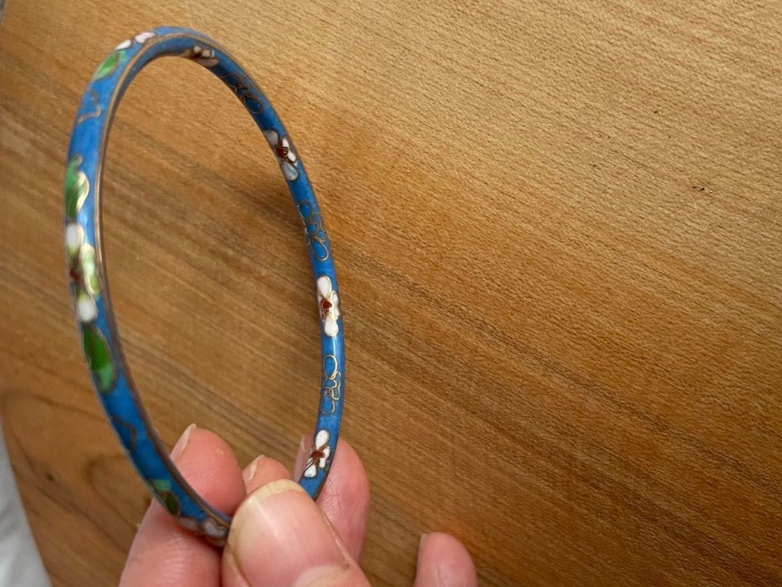Bracciali & Braccialetti: Armreif, China, Emaille, Cloisonné – Usato da Köniz venduto da kupu-kupu 1