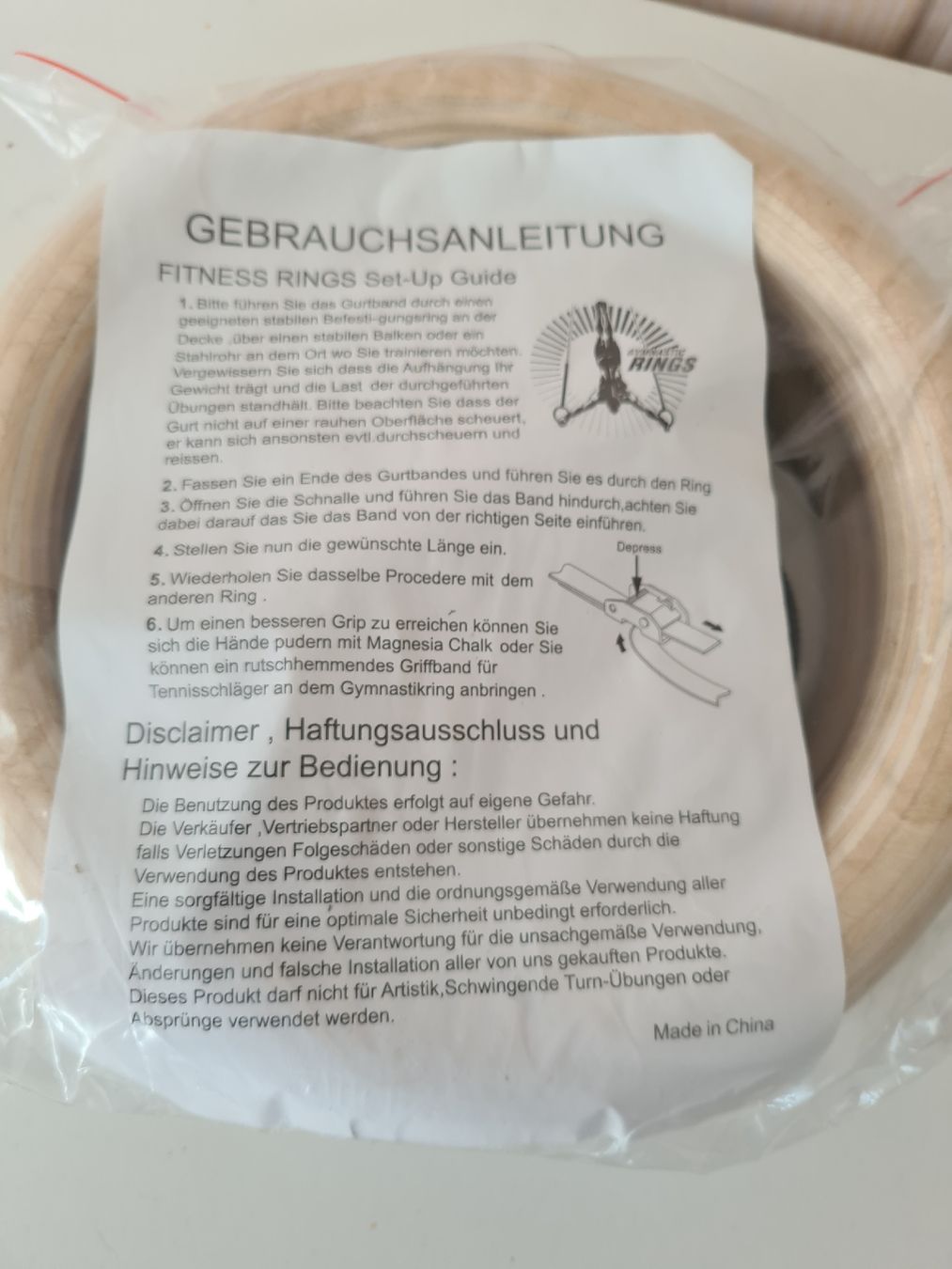 Hometrainer: Turnringe – Neu und originalverpackt aus Waldkirch von Hypertenuse 1