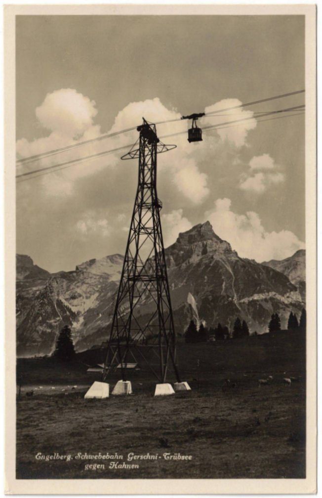 Cartoline postali: Engelberg - Luftseilbahn Gerschnialp--Trübsee – Usato da Binningen venduto da Mountainrider
