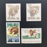 Liechtenstein diverse Briefmarken 1989 / 90, postfrisch