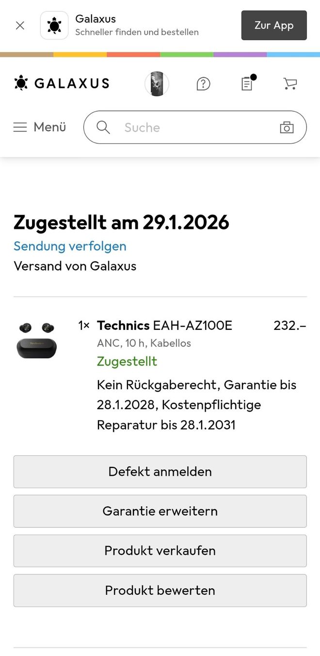 Technics Cuffie: Technics eah-az100 kopfhörer (ohne case) – Nuovo (secondo la descrizione) da Zürich venduto da SBodis 4