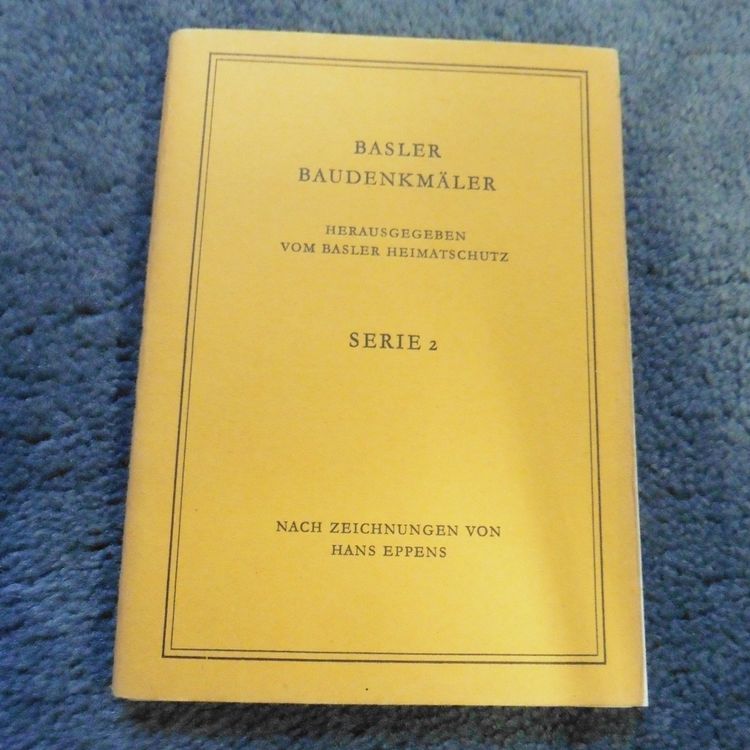 Basel,12 Künstl.Karten,H.Eppens,Bau-Denkmäler,Suter,Joerin | Kaufen auf